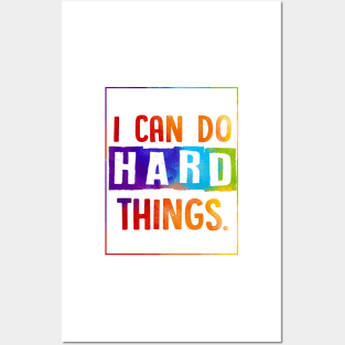 Growth mindset | I can do hard things Posters and Art